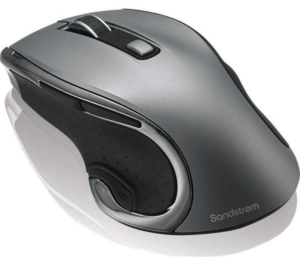 Ratón inalámbrico SANDSTROM SMWLHYP15 Blue Trace - Gun Metal