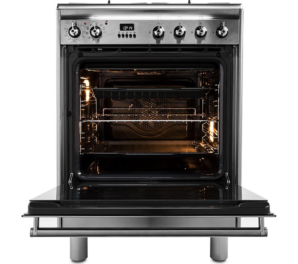 SMEG SUK61PX8 60 cm Dual Fuel Pyrolytic Cooker - Stainless Steel