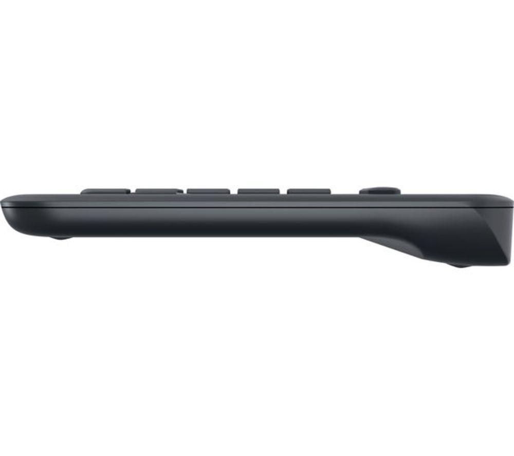 LOGITECH K400 Plus Kabellose Tastatur – Dunkelgrau