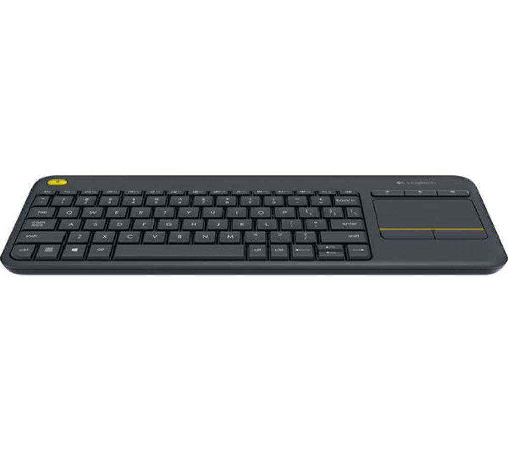 LOGITECH K400 Plus Wireless Keyboard - Dark Grey