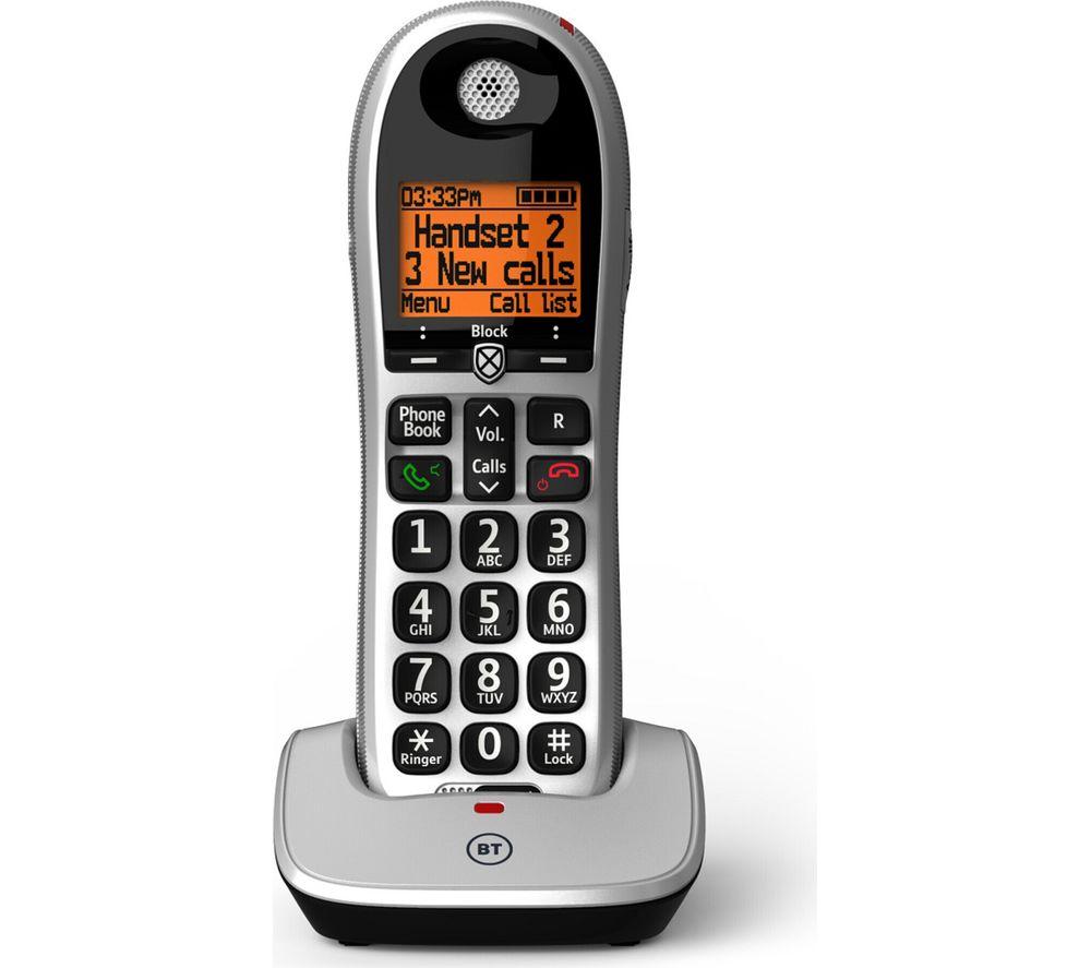 BT 4600 Schnurloses Telefon mit Anrufbeantworter - Dreifach-Mobilteile, Silber