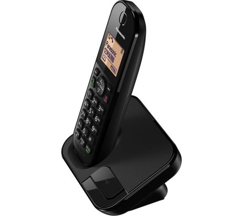 PANASONIC KX-TGC410EB Cordless Phone - Black