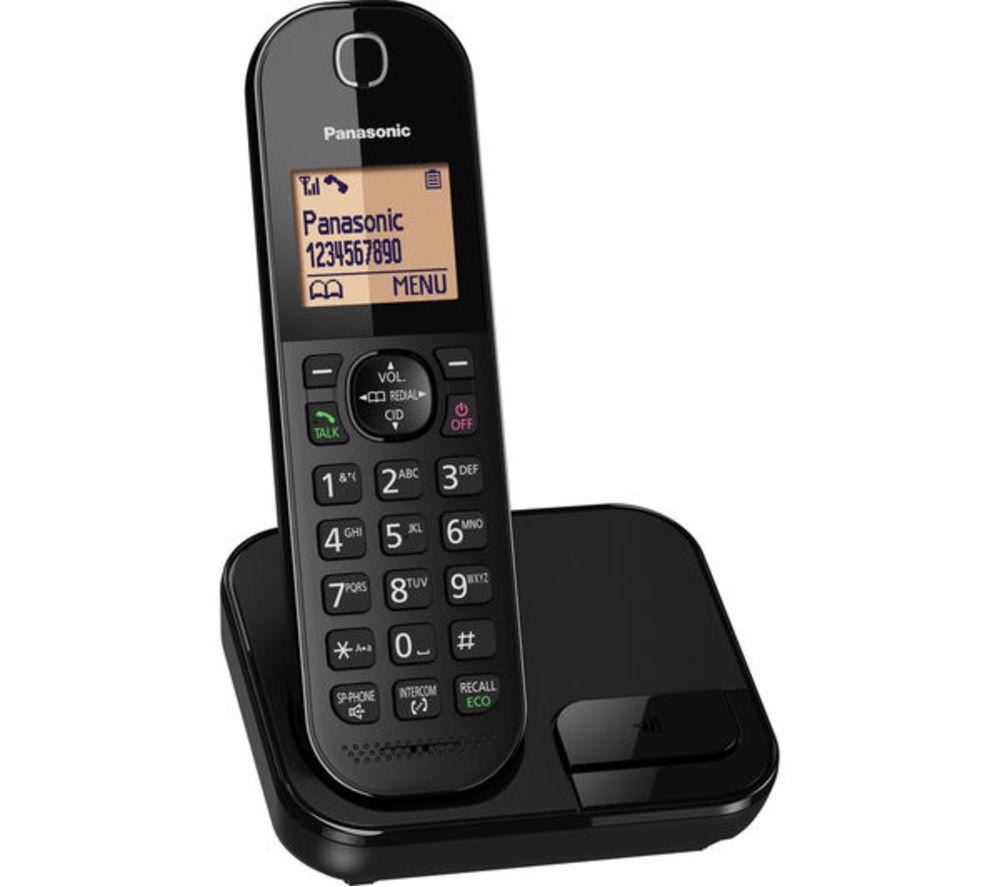 PANASONIC KX-TGC410EB Cordless Phone - Black