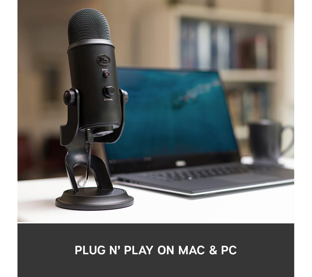 Micrófono USB para streaming YETI - Blackout