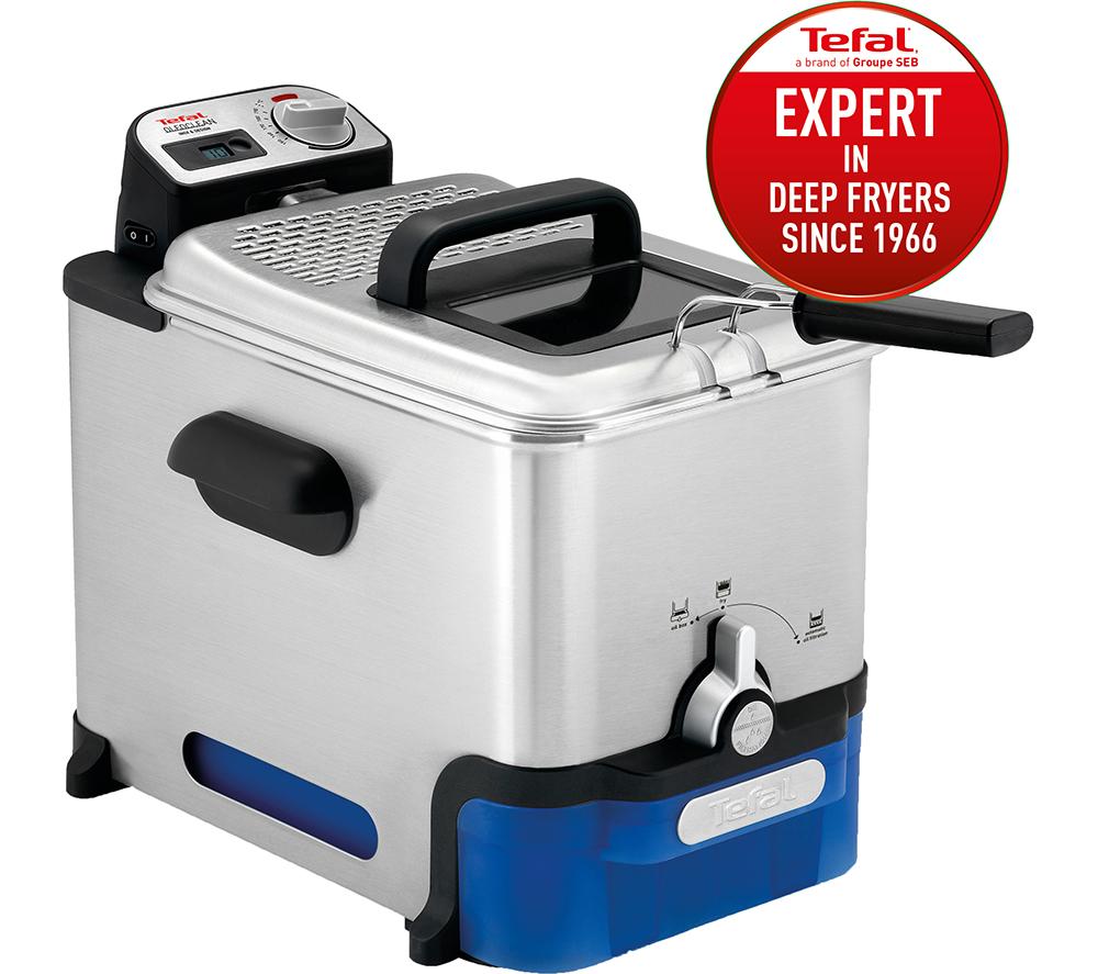 TEFAL Oleoclean Pro FR804040 Deep Fryer - Stainless Steel