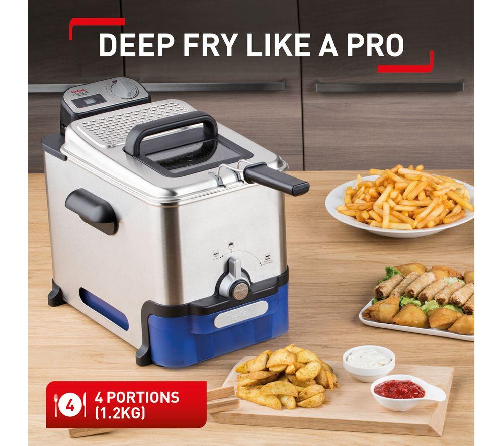 TEFAL Oleoclean Pro FR804040 Deep Fryer - Stainless Steel