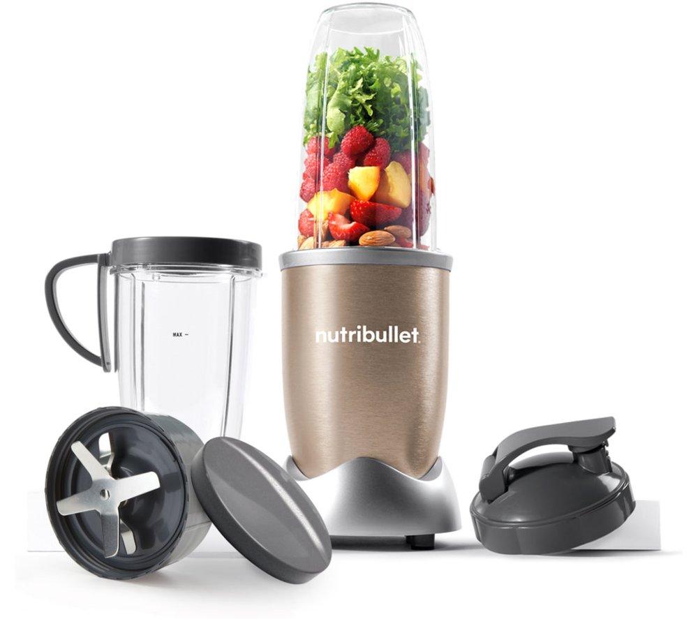 NUTRIBULLET 900 Series Deluxe 7-Piece Blender Kit - Champagne