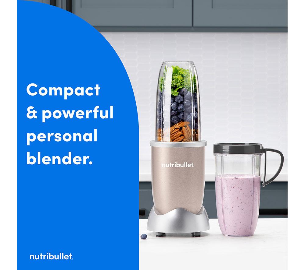NUTRIBULLET Serie 900 Deluxe Kit de licuadora de 7 piezas - Champaña