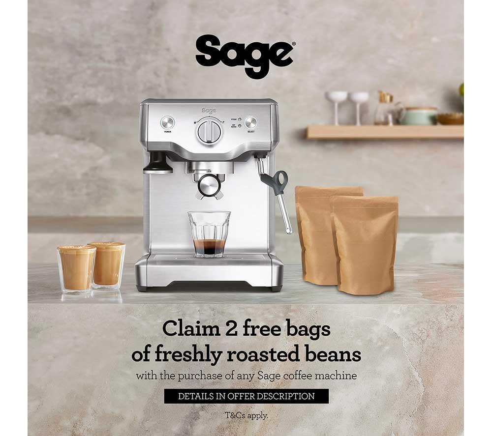 SAGE Duo Temp Pro Kaffeemaschine - Silber
