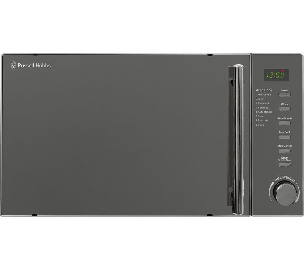 RUSSELL HOBBS RHM2017 Compact Solo Microwave - Silver