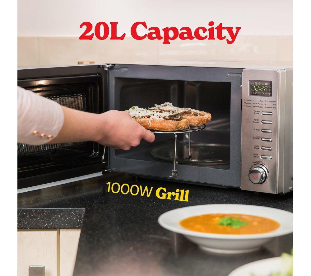 RUSSELL HOBBS RHM2031 Microwave with Grill - Stainless Steel