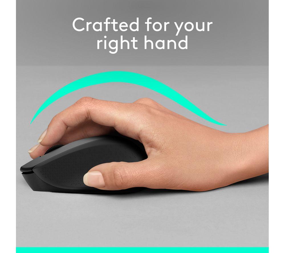 Mouse óptico inalámbrico silencioso Logitech M330 Silent Plus - Negro