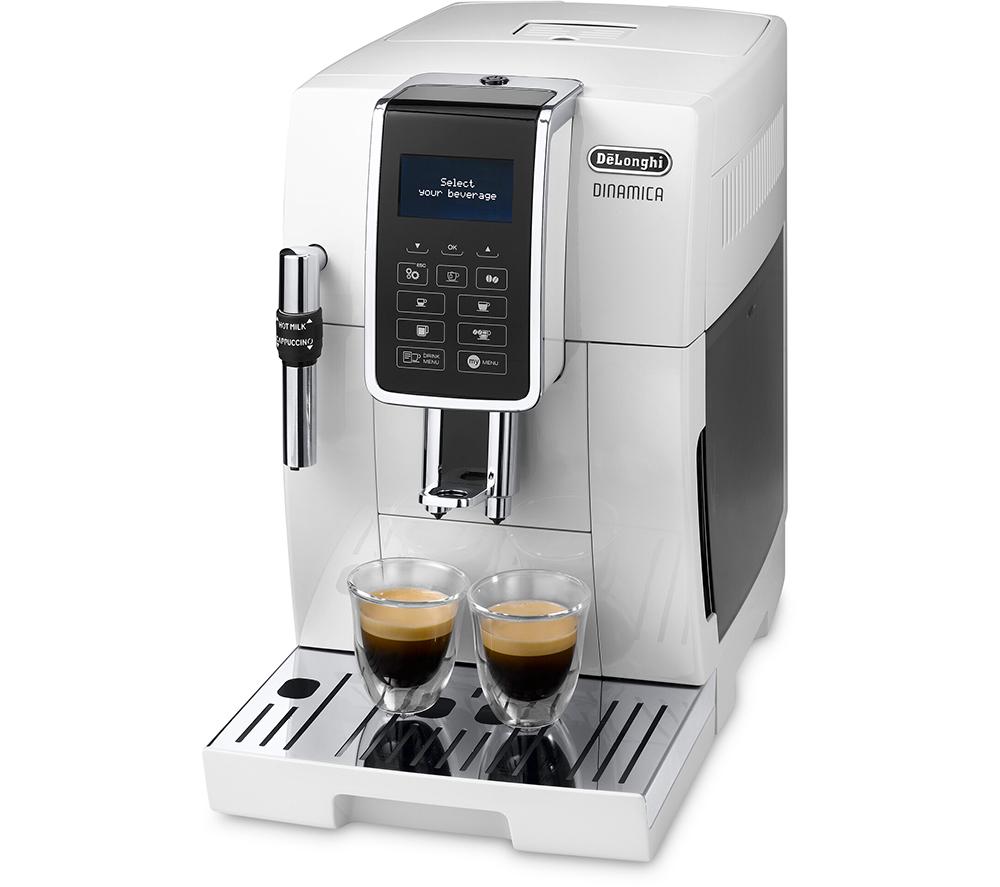 DELONGHI Dinamica ECAM 350.35.W Kaffeevollautomat – Weiß