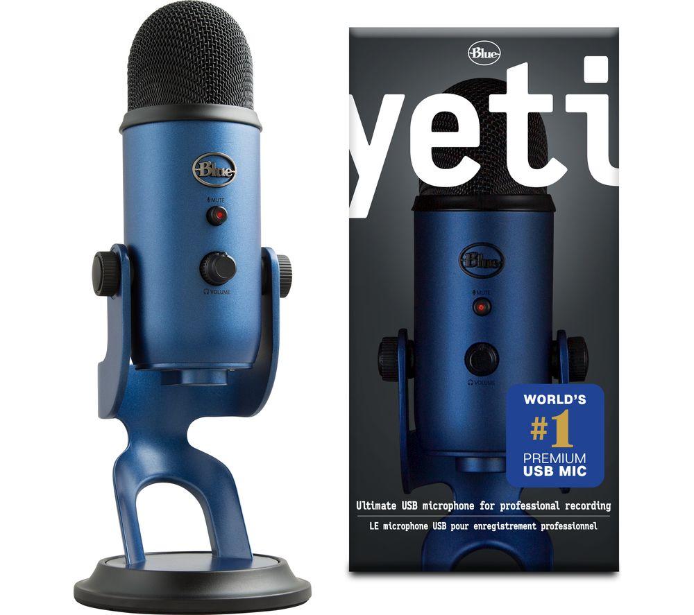 YETI USB Streaming Microphone - Midnight Blue