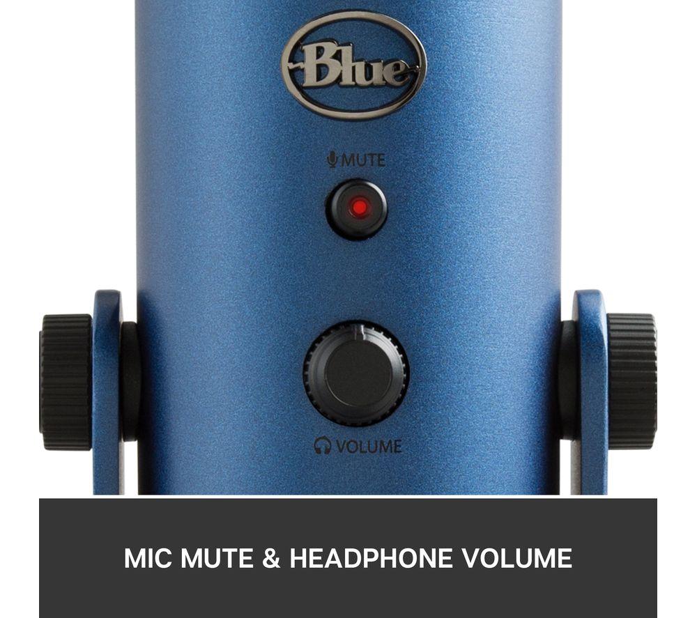 Micrófono de streaming USB Yeti - Azul Noche