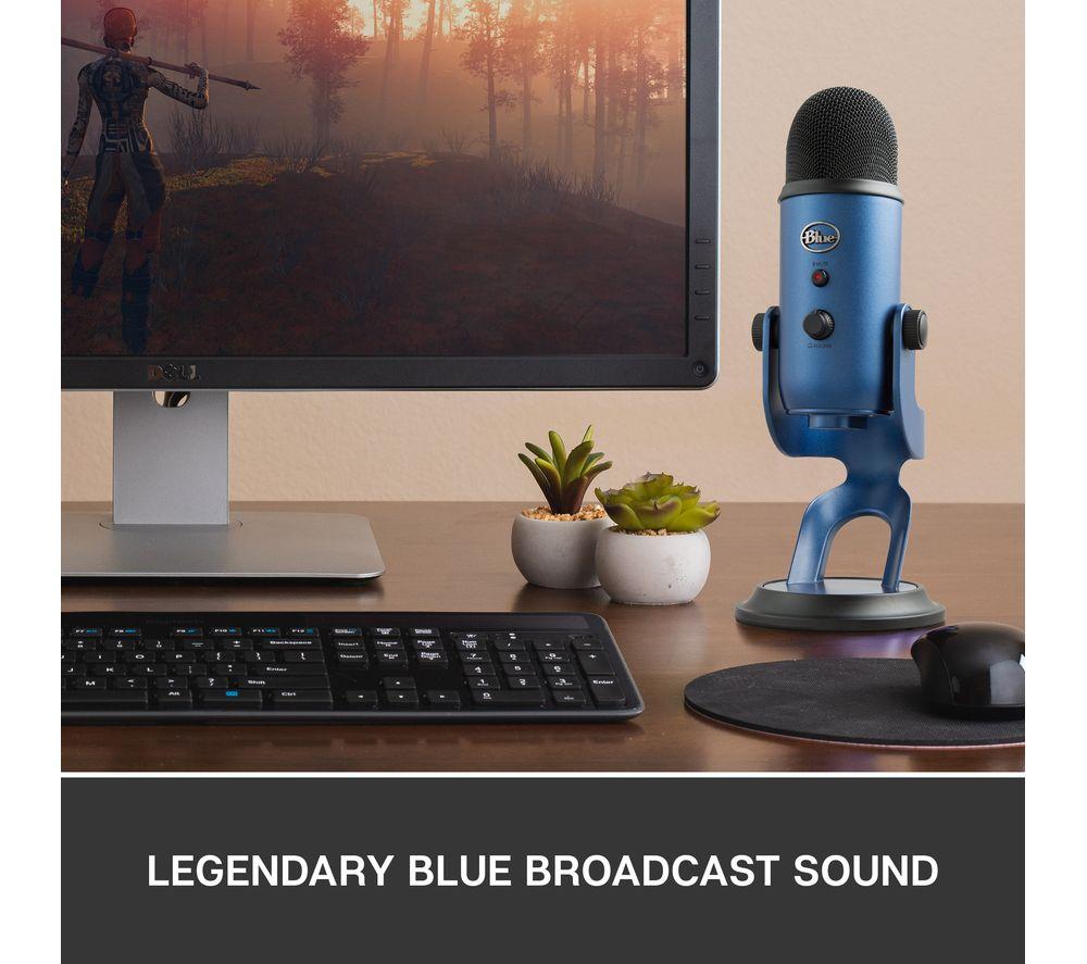 Micrófono de streaming USB Yeti - Azul Noche
