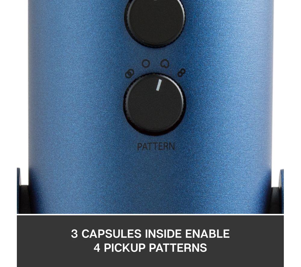Micrófono de streaming USB Yeti - Azul Noche