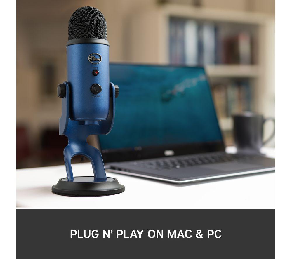 Micrófono de streaming USB Yeti - Azul Noche