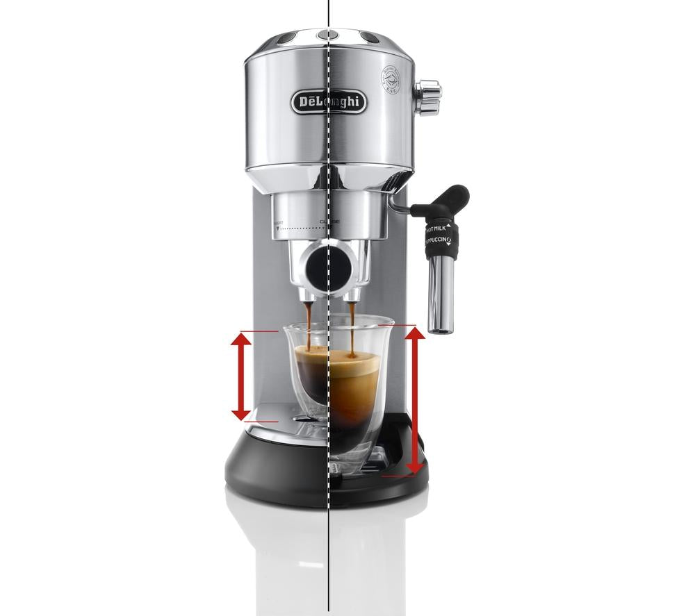 DELONGHI Dedica EC685M Coffee Machine - Silver