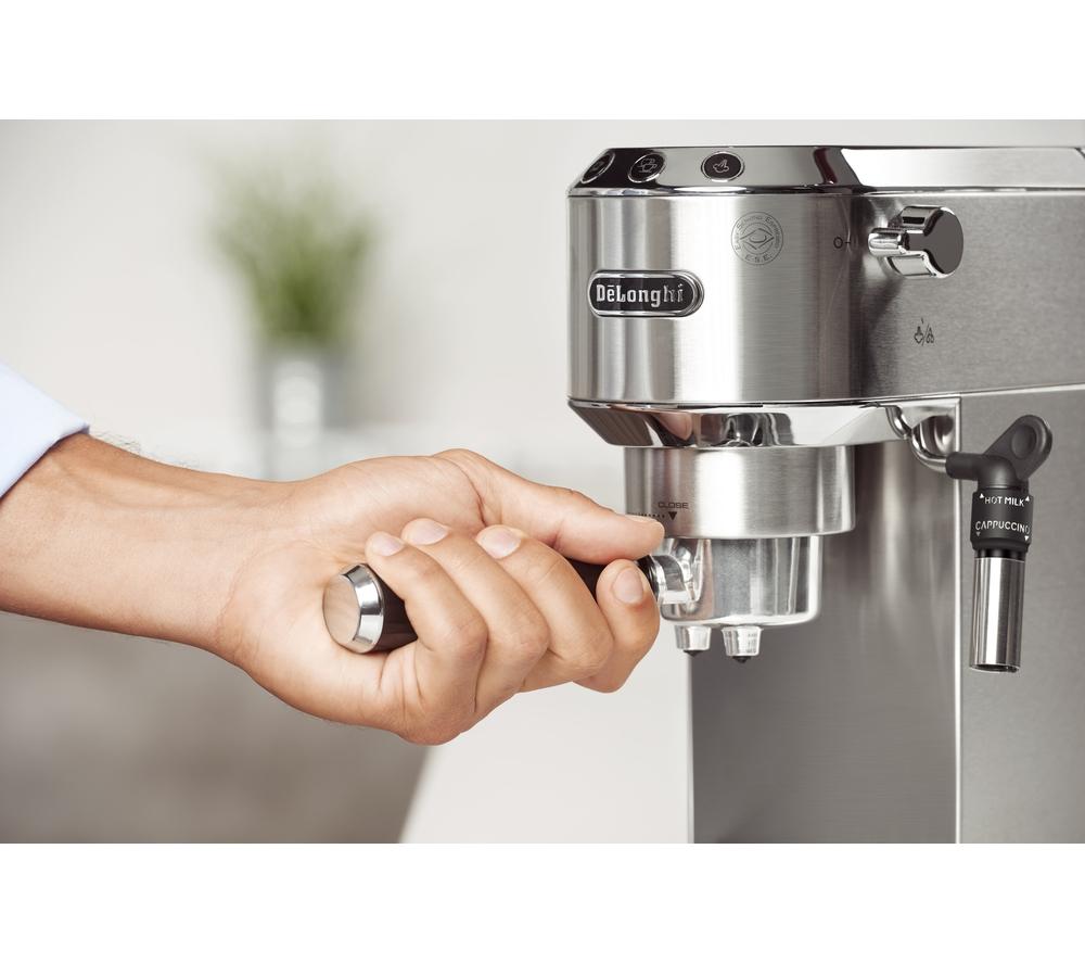 DELONGHI Dedica EC685M Coffee Machine - Silver