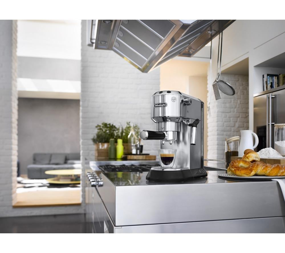 DELONGHI Dedica EC685M Coffee Machine - Silver