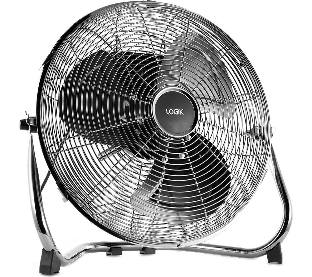 LOGIK L14FFGM18 14" Floor Fan - Gun Metal