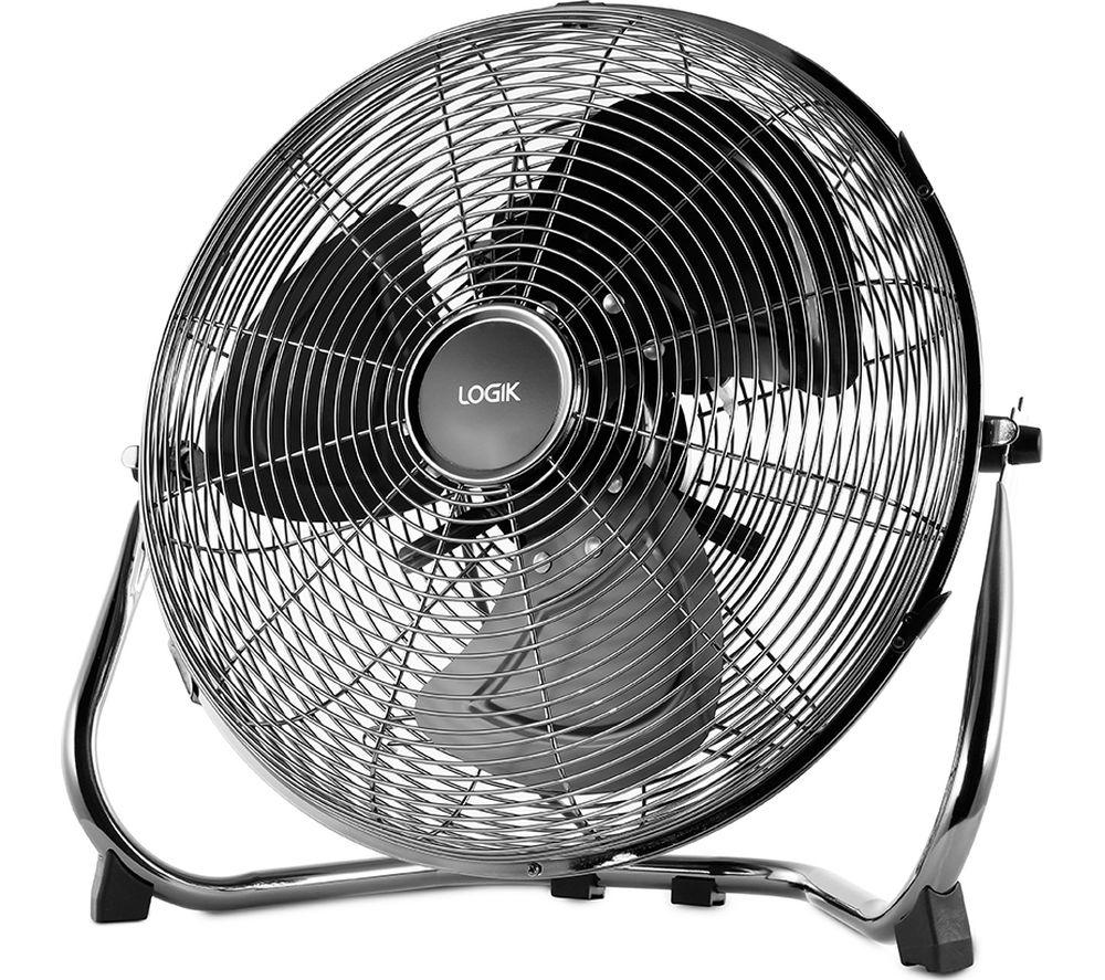 LOGIK L14FFGM18 14" Floor Fan - Gun Metal