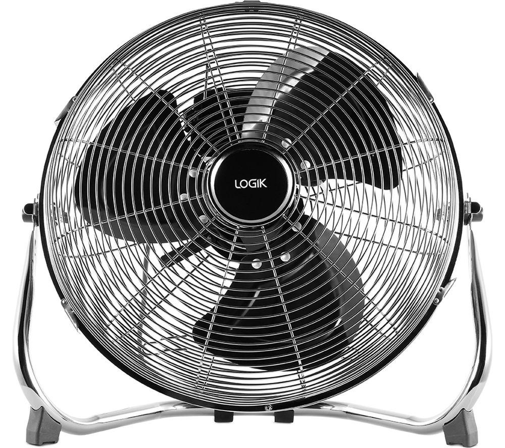 LOGIK L14FFGM18 14" Floor Fan - Gun Metal