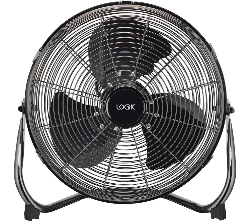 LOGIK L14FFGM18 14" Floor Fan - Gun Metal