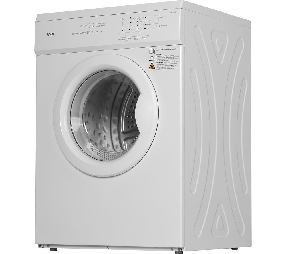 LOGIK LVD7W18 Secadora ventilada de 7 kg - Blanca