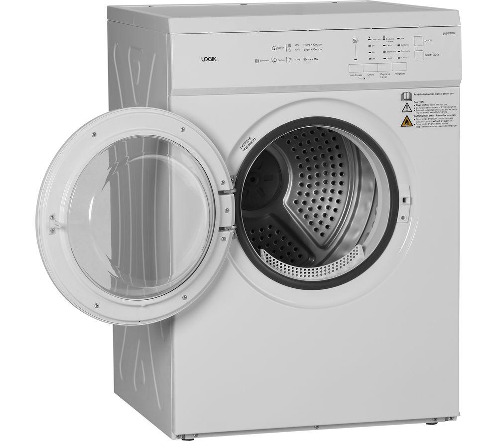 LOGIK LVD7W18 Secadora ventilada de 7 kg - Blanca