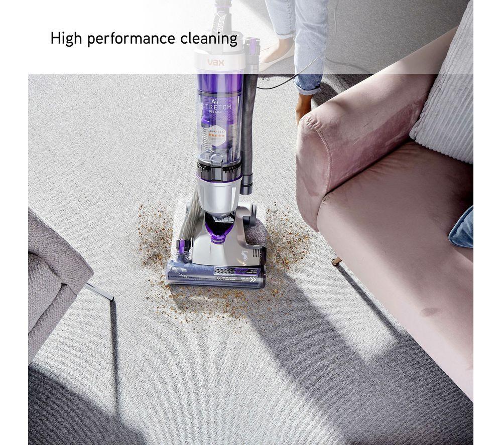 VAX Air Stretch Pet Max U85-AS-Pme Upright Bagless Vacuum Cleaner - Silver & Purple