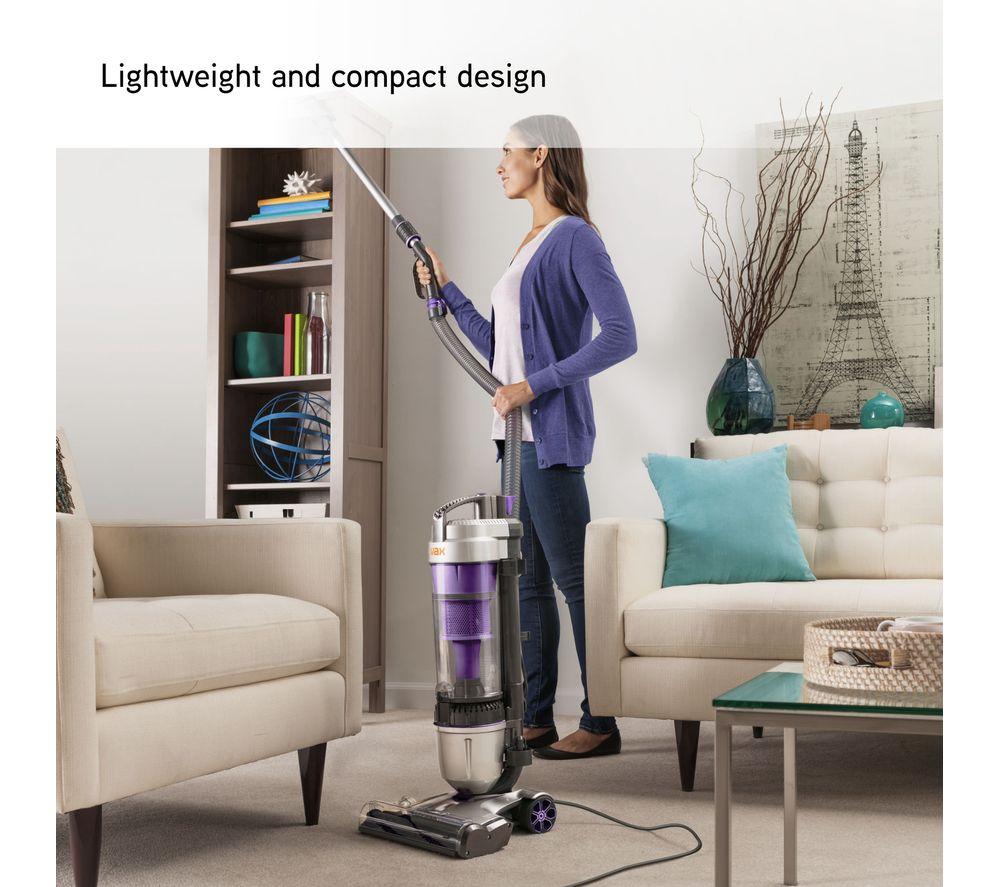 VAX Air Stretch Pet Max U85-AS-Pme Upright Bagless Vacuum Cleaner - Silver & Purple