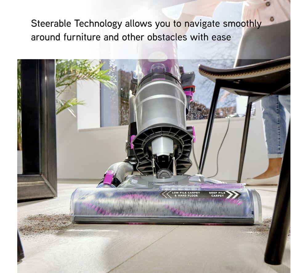 Aspiradora Vertical sin Bolsa VAX Air Lift Steerable Pet Max UCPMSHV1 - Negra y Rosa