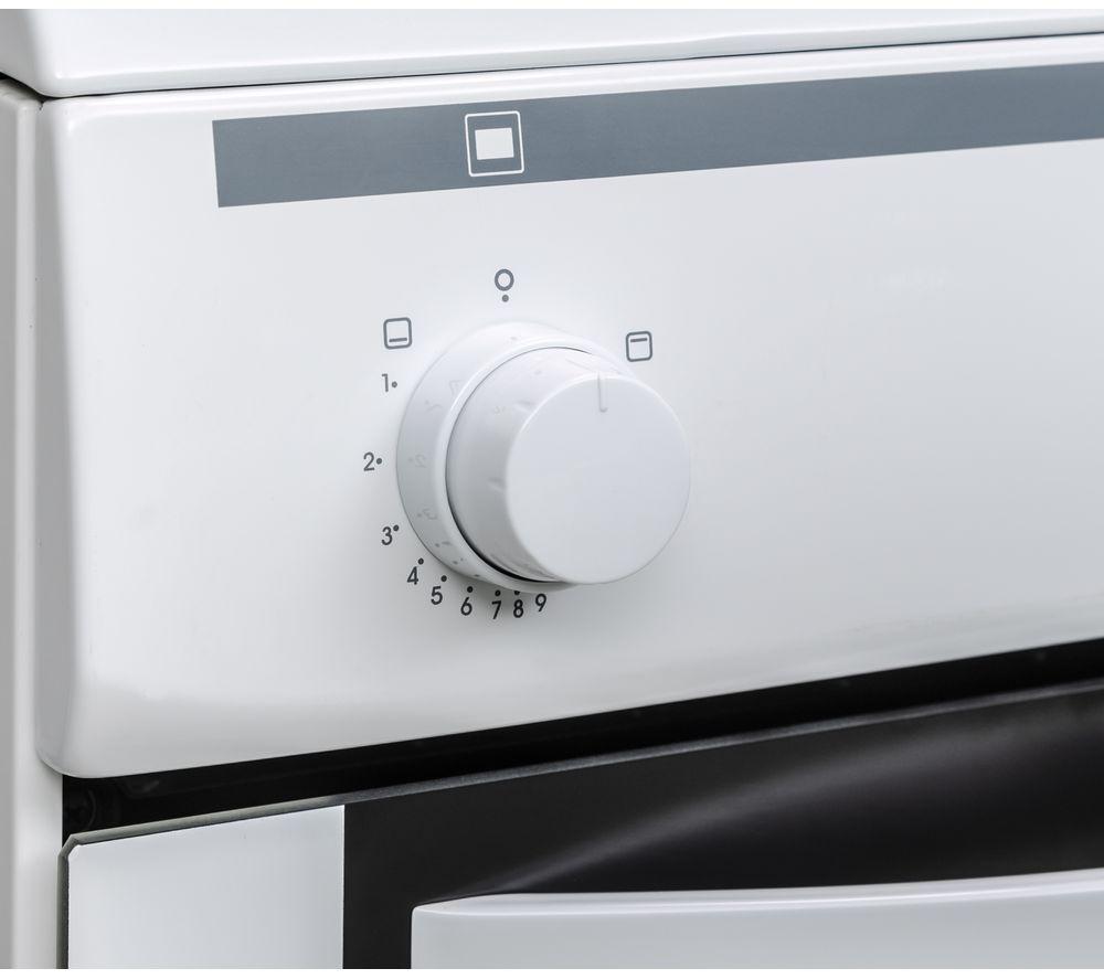 ESSENTIALS CFSGWH18 50 cm Gas Cooker - White