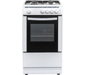 ESSENTIALS CFSGWH18 50 cm Gas Cooker - White