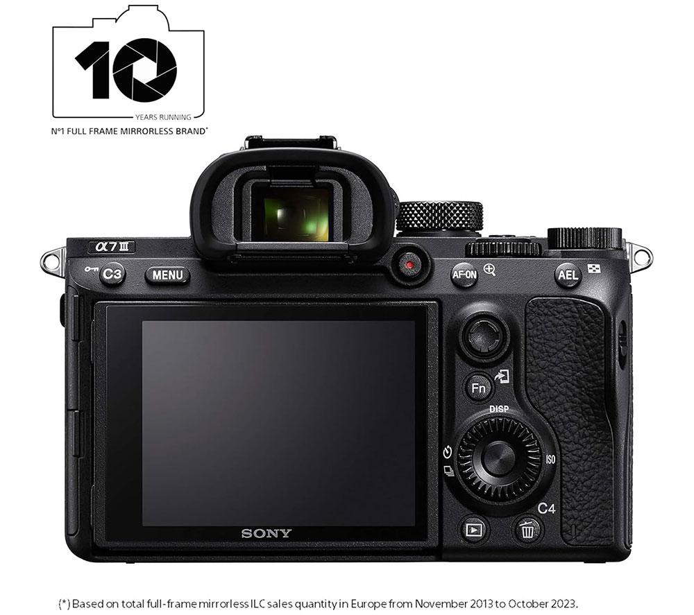 SONY a7 III Mirrorless Camera - Body Only