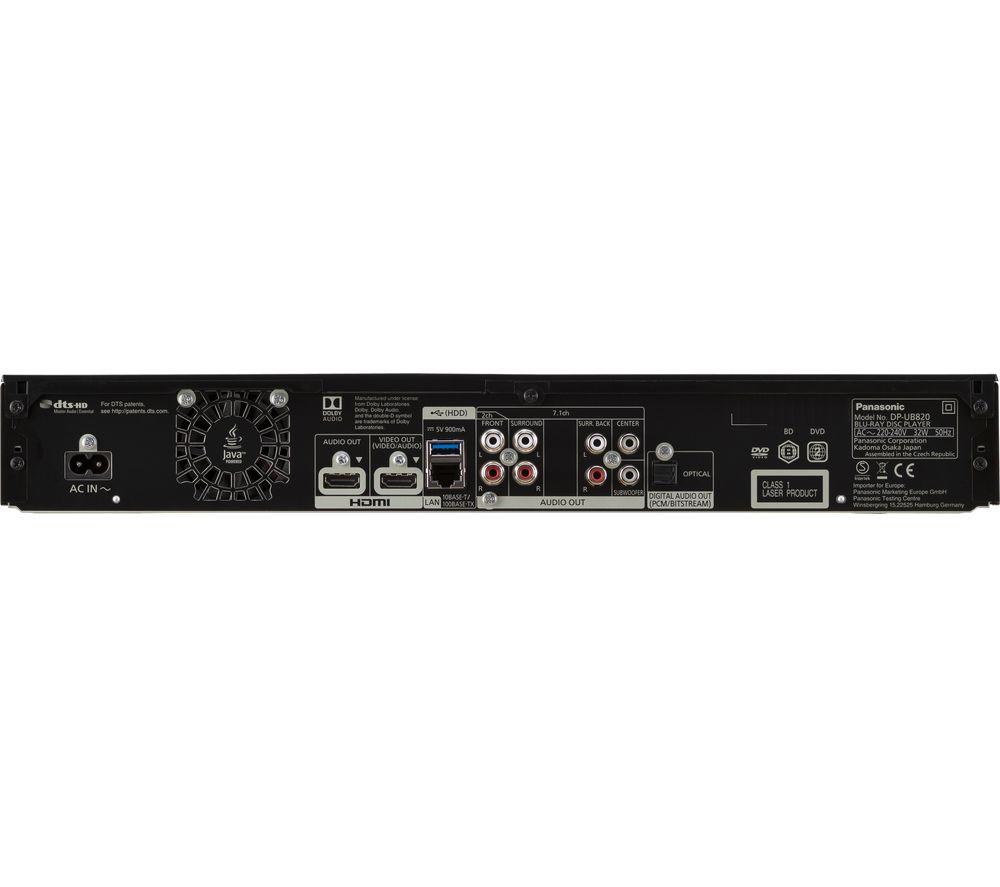 PANASONIC DP-UB820EBK Smart 4K Ultra HD Blu-ray & DVD Player