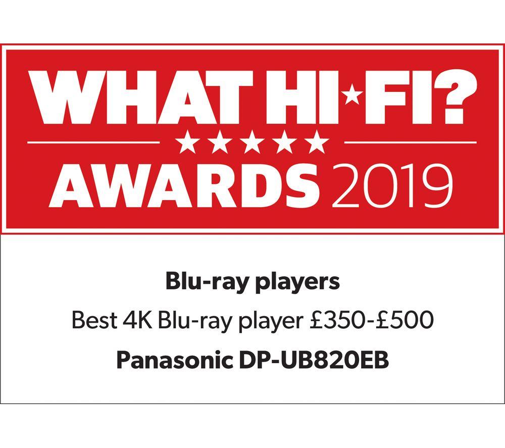 PANASONIC DP-UB820EBK Smart 4K Ultra HD Blu-ray & DVD Player