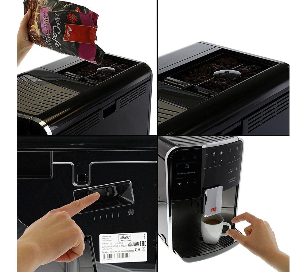 Cafetera de grano a taza automática Melitta Caffeo Barista TS F86/0-100 Smart - Acero inoxidable