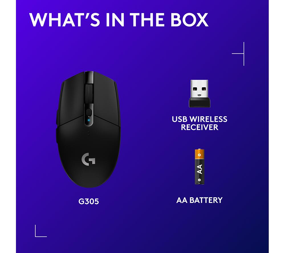 Ratón inalámbrico para juegos óptico LOGITECH G305 Lightspeed