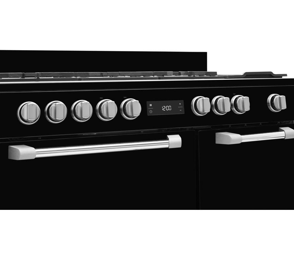 Cocina independiente LEISURE PR100F530K de 100 cm de doble combustible - Negro
