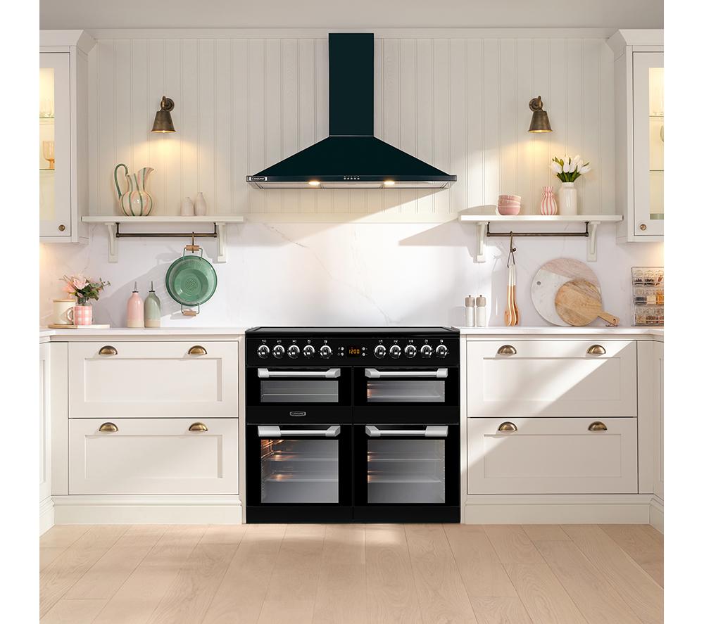 Cocina independiente LEISURE PR100F530K de 100 cm de doble combustible - Negro