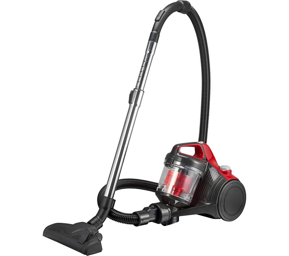 ESSENTIALS C700VC18 Aspiradora sin bolsa cilíndrica - Roja y gris