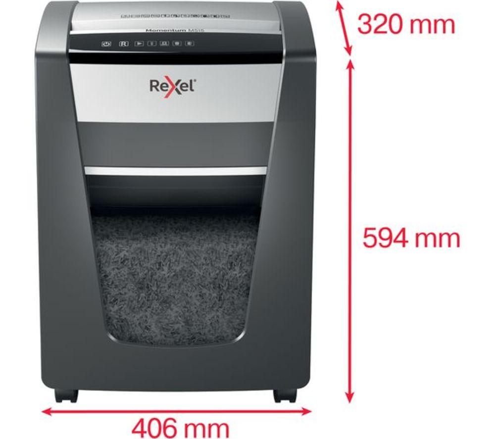 REXEL Momentum M515 Micro Cut Paper Shredder