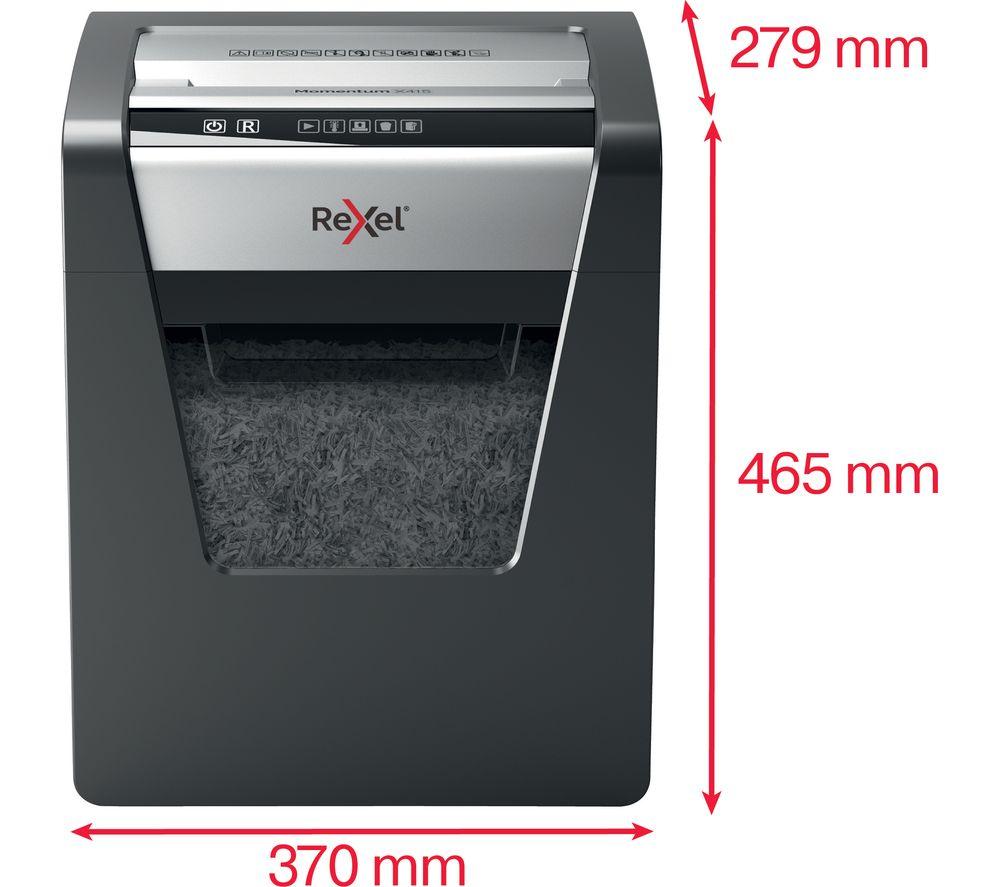 REXEL Momentum X415 Cross Cut Paper Shredder