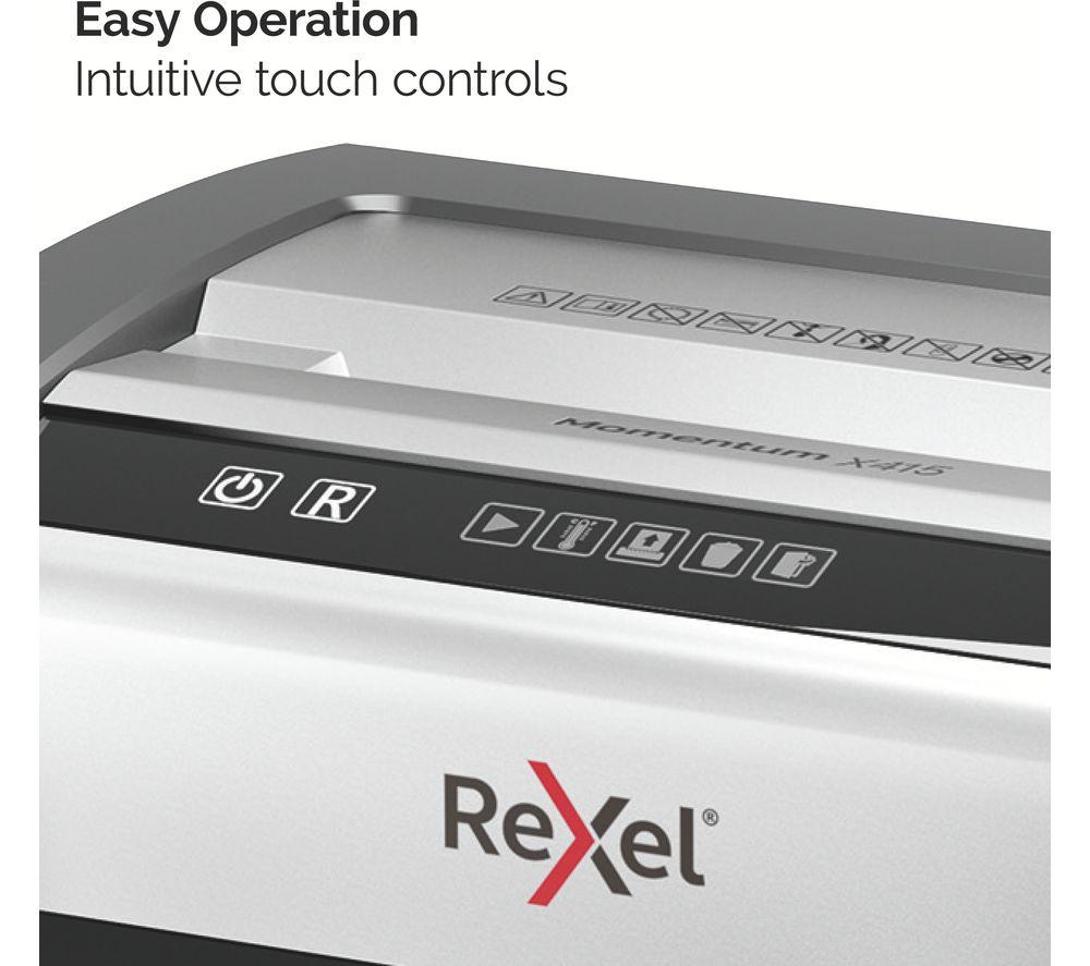 REXEL Momentum X415 Cross Cut Paper Shredder
