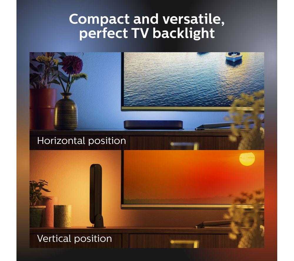 PHILIPS HUE Play White & Colour Ambiance Smart Light Bar - Black, Twin Pack