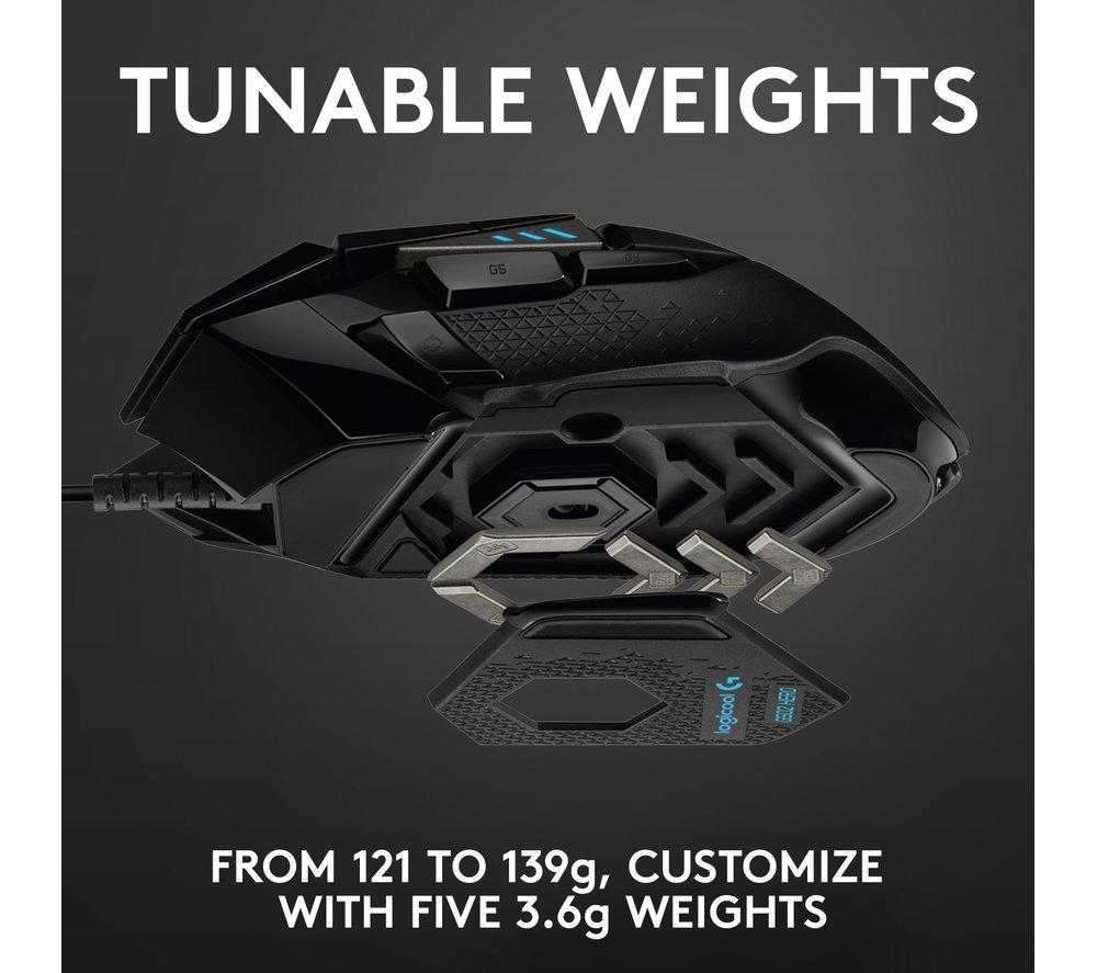 Ratón óptico para juegos Logitech G502 Hero