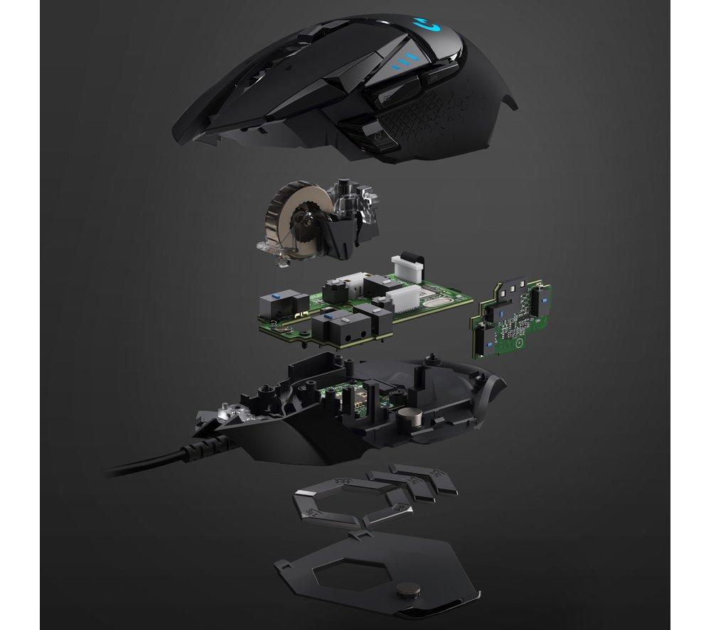 Ratón óptico para juegos Logitech G502 Hero